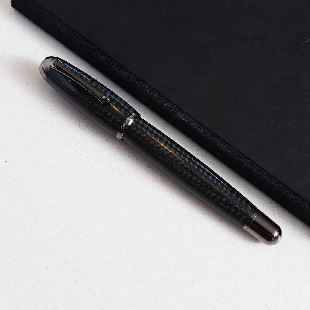 Monteverde Super Mega Carbon Fiber Fountain Pen - Gunmetal – Truphae