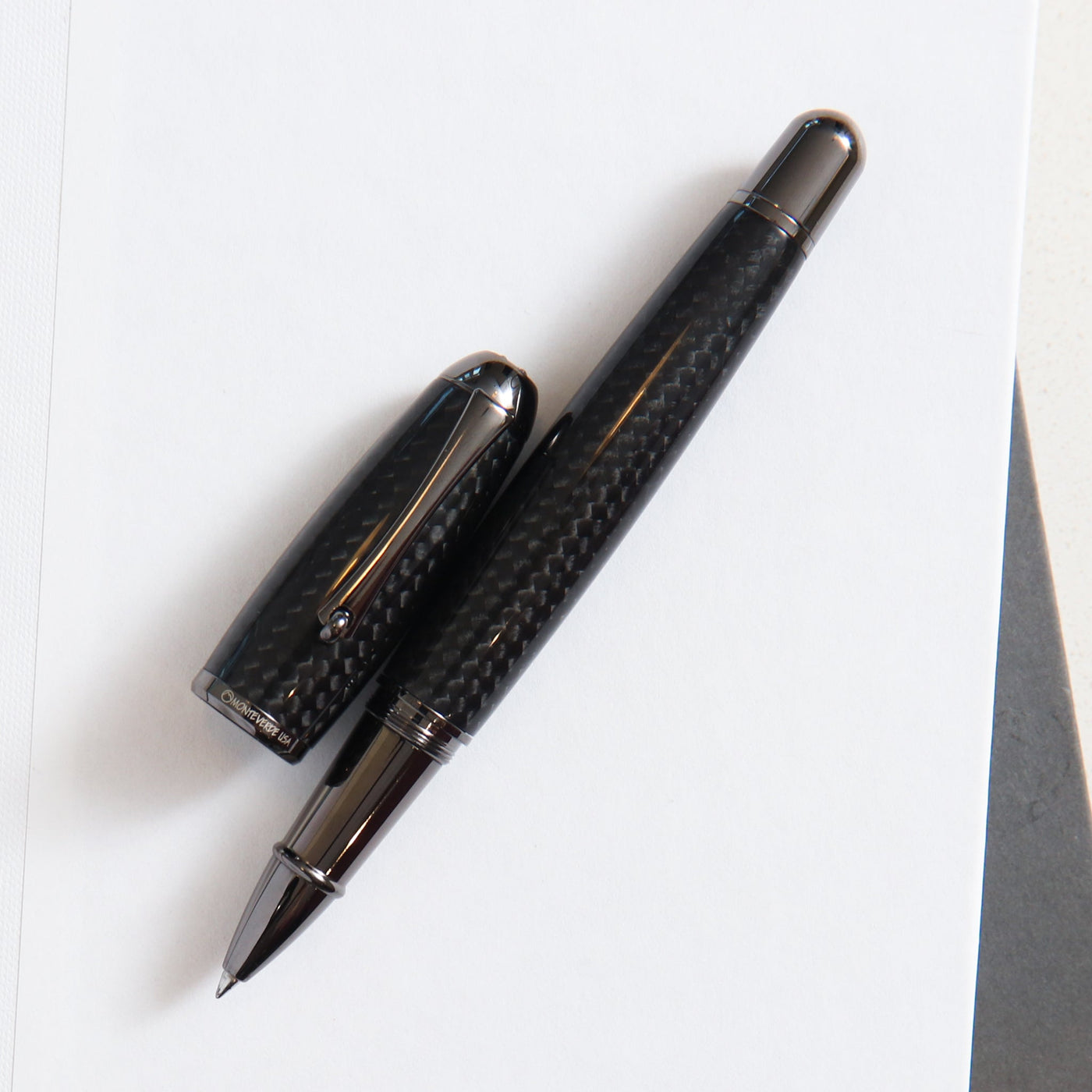 Monteverde Gunmetal Carbon Fiber Rollerball Pen