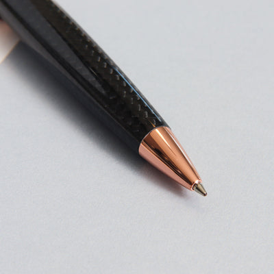 Monteverde Carbon Fiber Rose Gold Ballpoint Pen Tip