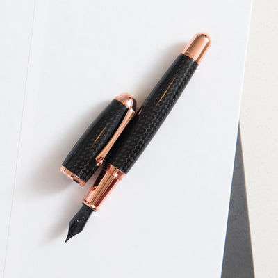 Monteverde Rose Gold Carbon Fiber Fountain Pen