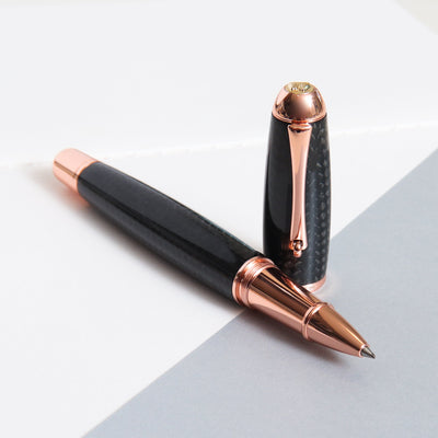 Monteverde Carbon Fiber Rose Gold Rollerball Pen Tip