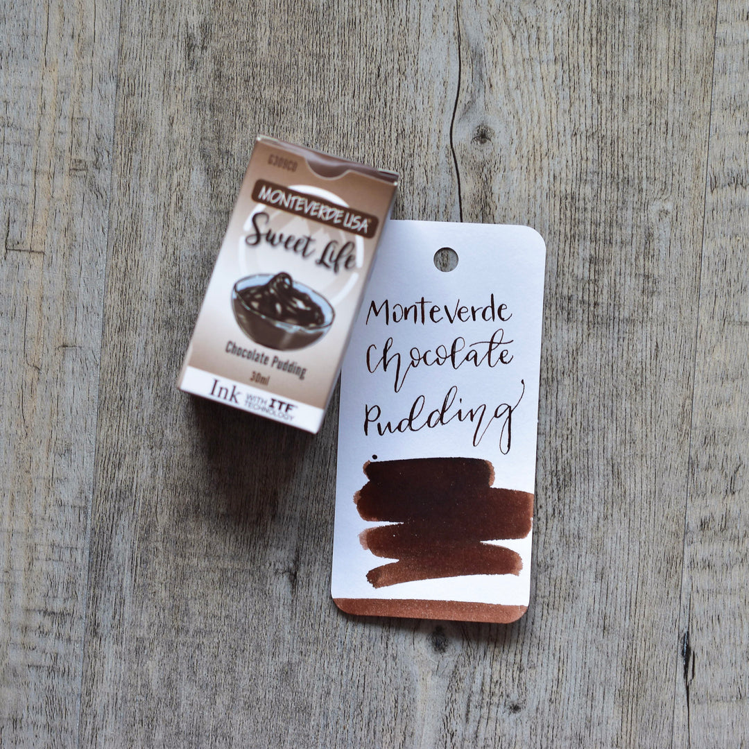 Monteverde Sweet Life Ink Bottle - Chocolate Pudding – Truphae