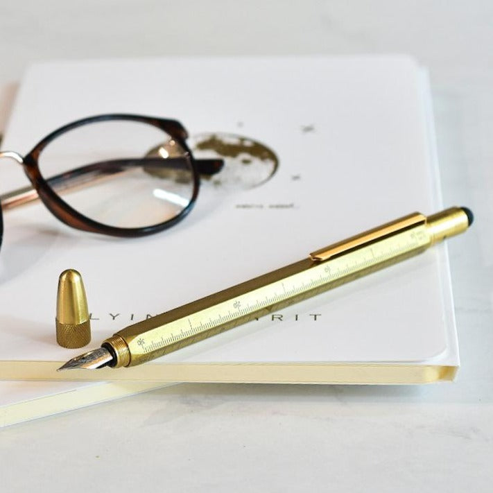 Monteverde Solid Brass Tool Fountain Pen