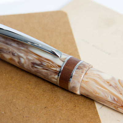 Monteverde Trees of the World Avenue of the Baobabs Ballpoint Pen Walnut Center Band