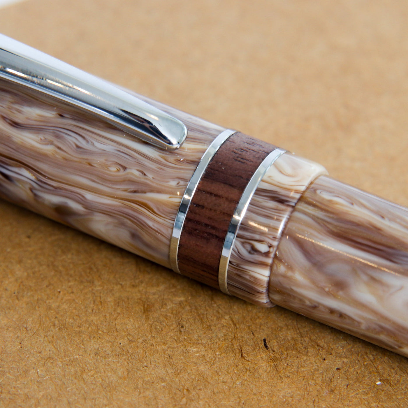 Monteverde Trees of the World Avenue of the Baobabs Fountain Pen Walnut Center Band
