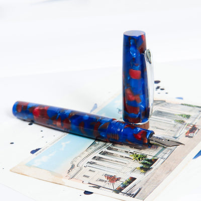 Monteverde Trees of the World Dragon Tree Fountain Pen Uncapped