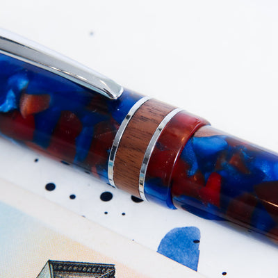 Monteverde Trees of the World Dragon Tree Fountain Pen Walnut Center Band