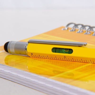 Monteverde Yellow Tool Fountain Pen Level and Stylus