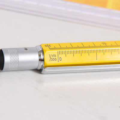 Monteverde Yellow Tool Fountain Pen Measurements
