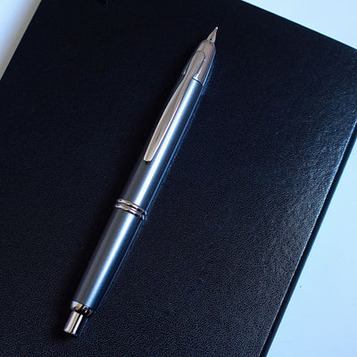 Pilot Namiki Vanishing Point Gun Metal Grey Rhodium Fountain Pen 18k Gold Nib-Pilot-Truphae