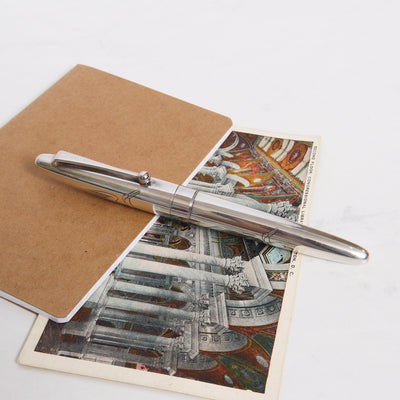Namiki Crane Sterling Silver Fountain Pen Preowned Capped
