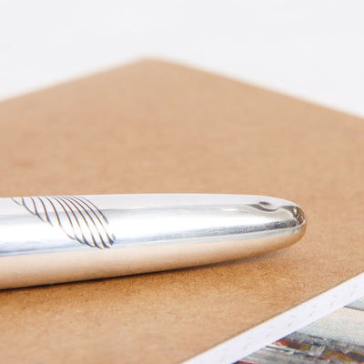 Namiki Crane Sterling Silver Fountain Pen Preowned Dent