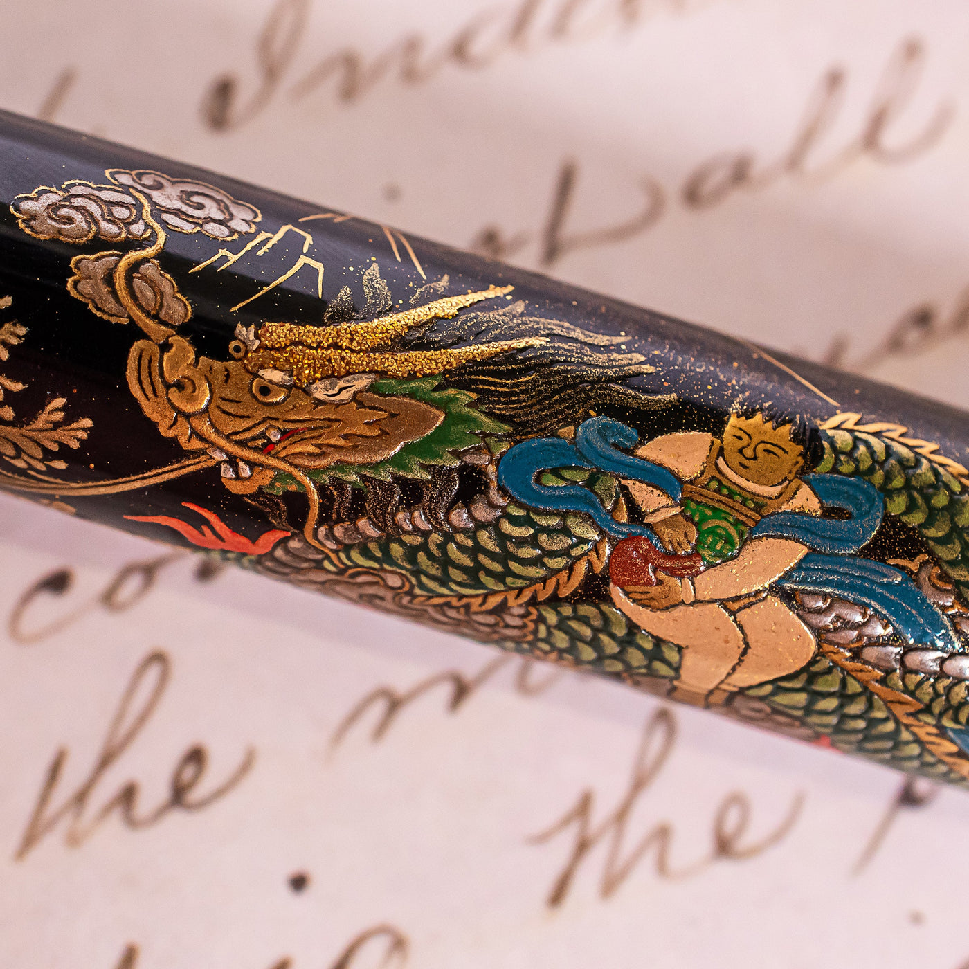 Namiki Emperor Double Dragon Limited Edition 200 Fountain Pen Details