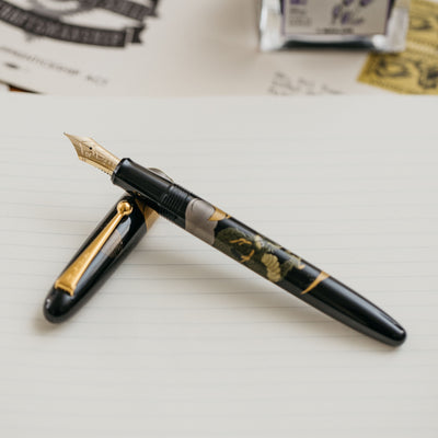 Namiki Nippon Art Dragon and Cumulus Maki-e Fountain Pen 14k Nib