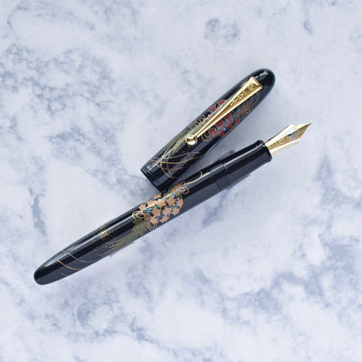 Namiki Yukari Maki-e Herb Decoration Raden Urushi Lacquer Fountain Pen 18k Nib-Namiki-Truphae