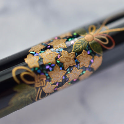 Namiki Yukari Maki-e Herb Decoration Raden Urushi Lacquer Fountain Pen 18k Nib-Namiki-Truphae
