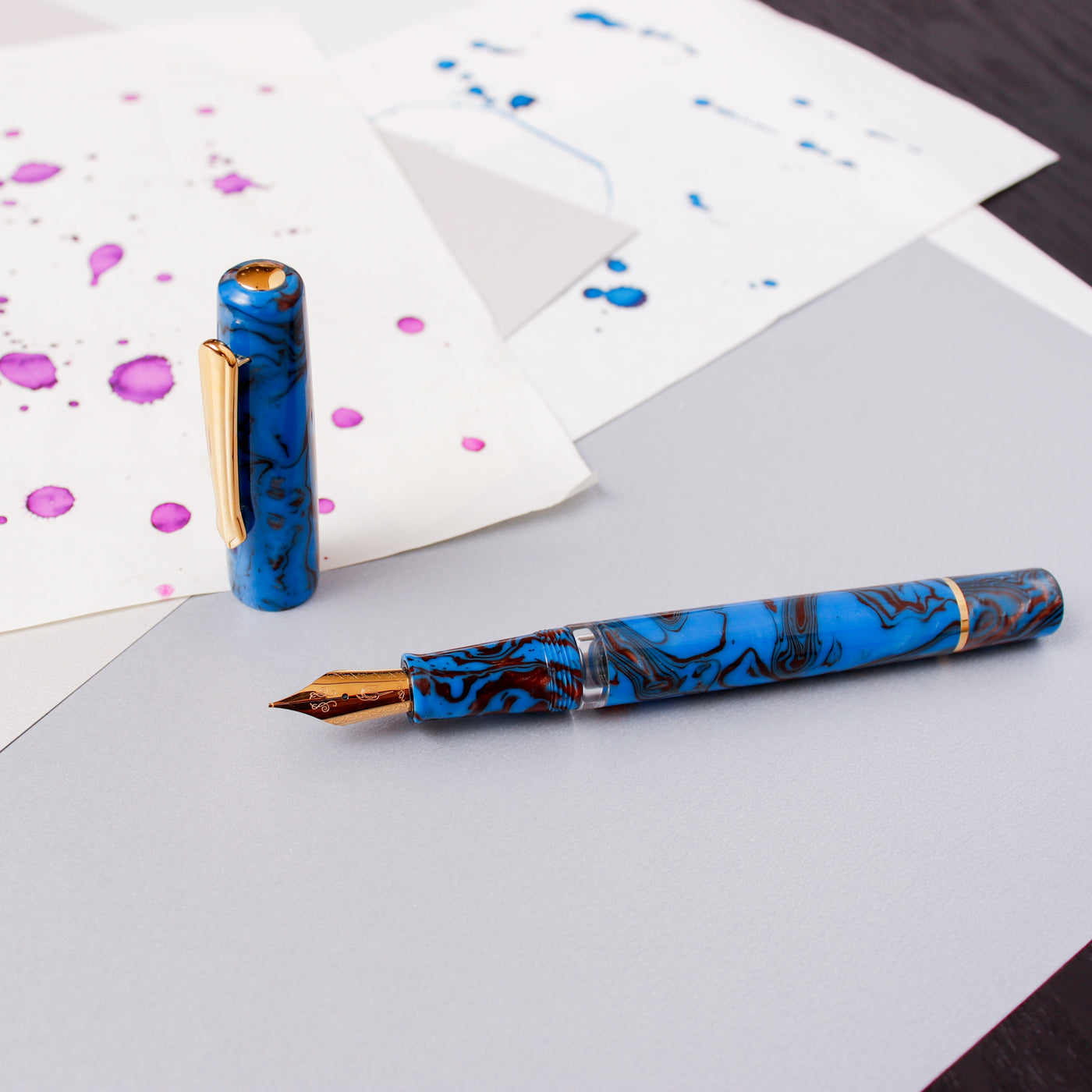 Narwhal Schuylkill Porpita Navy Fountain Pen