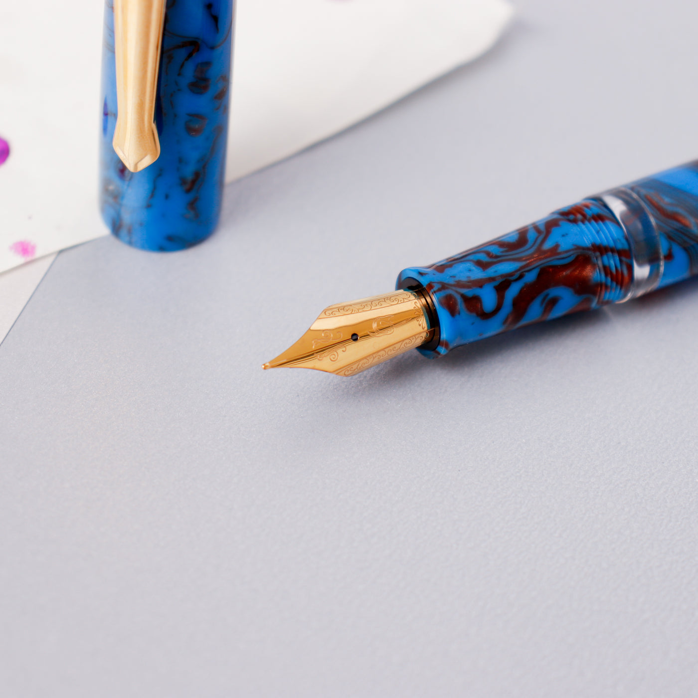 Narwhal Schuylkill Porpita Navy Fountain Pen