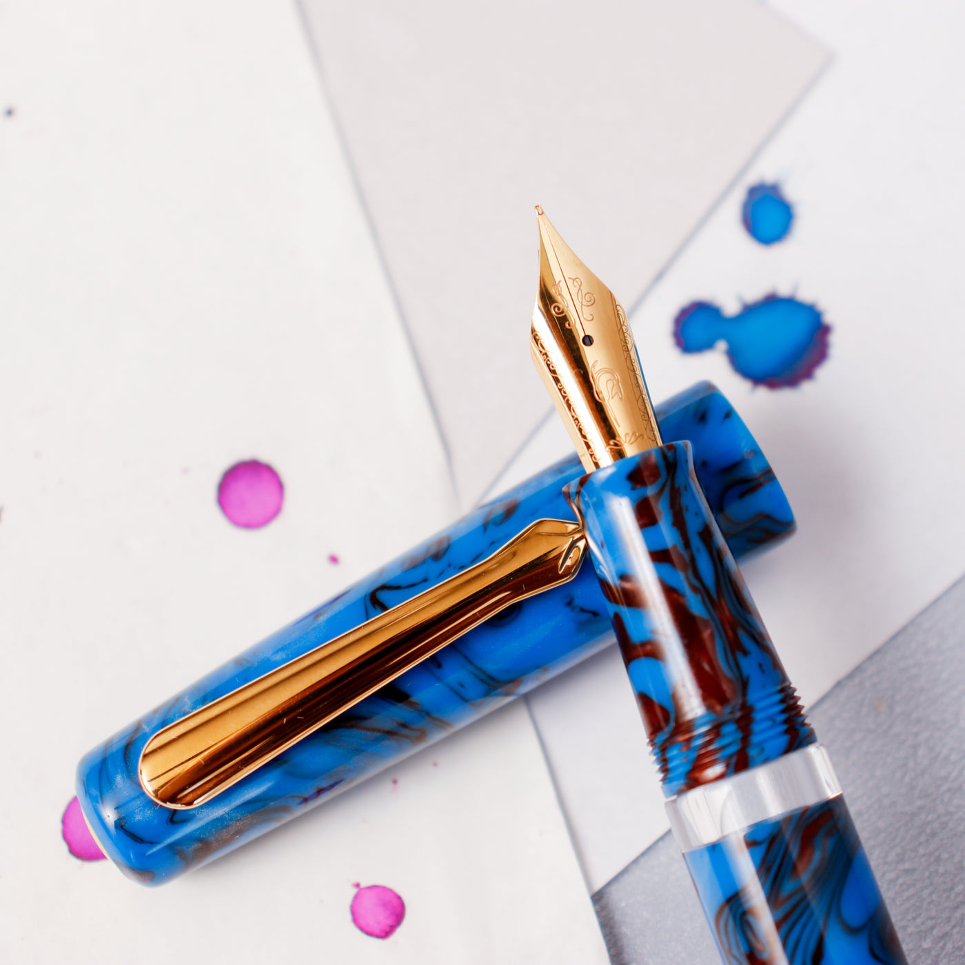 Narwhal Schuylkill Porpita Navy Fountain Pen