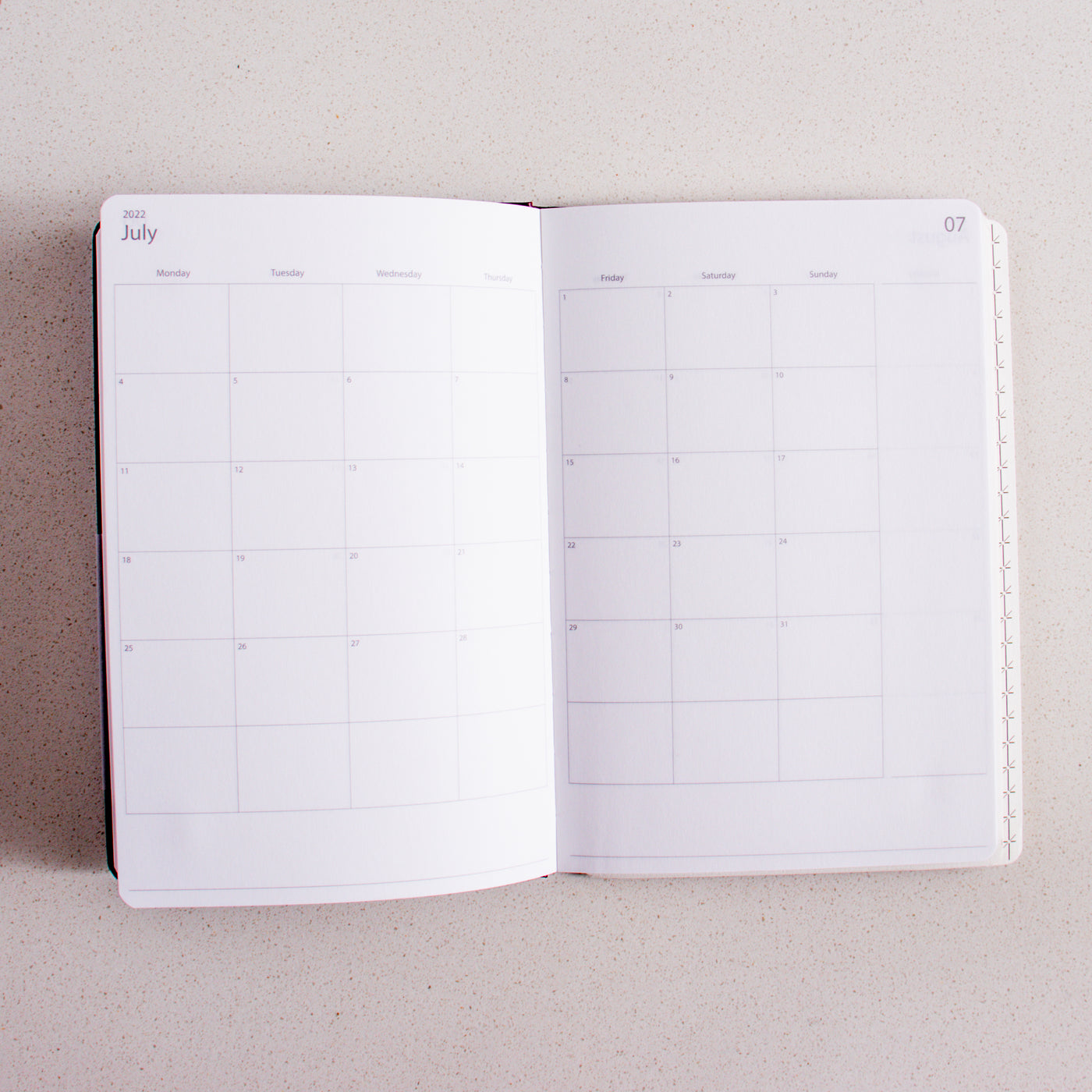 Nebula Note 2022 Obsidian Green Planner