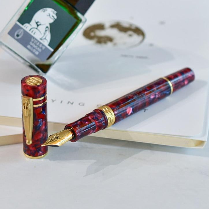 Nettuno 1911 Neos Prometeo Red Blue Fountain Pen