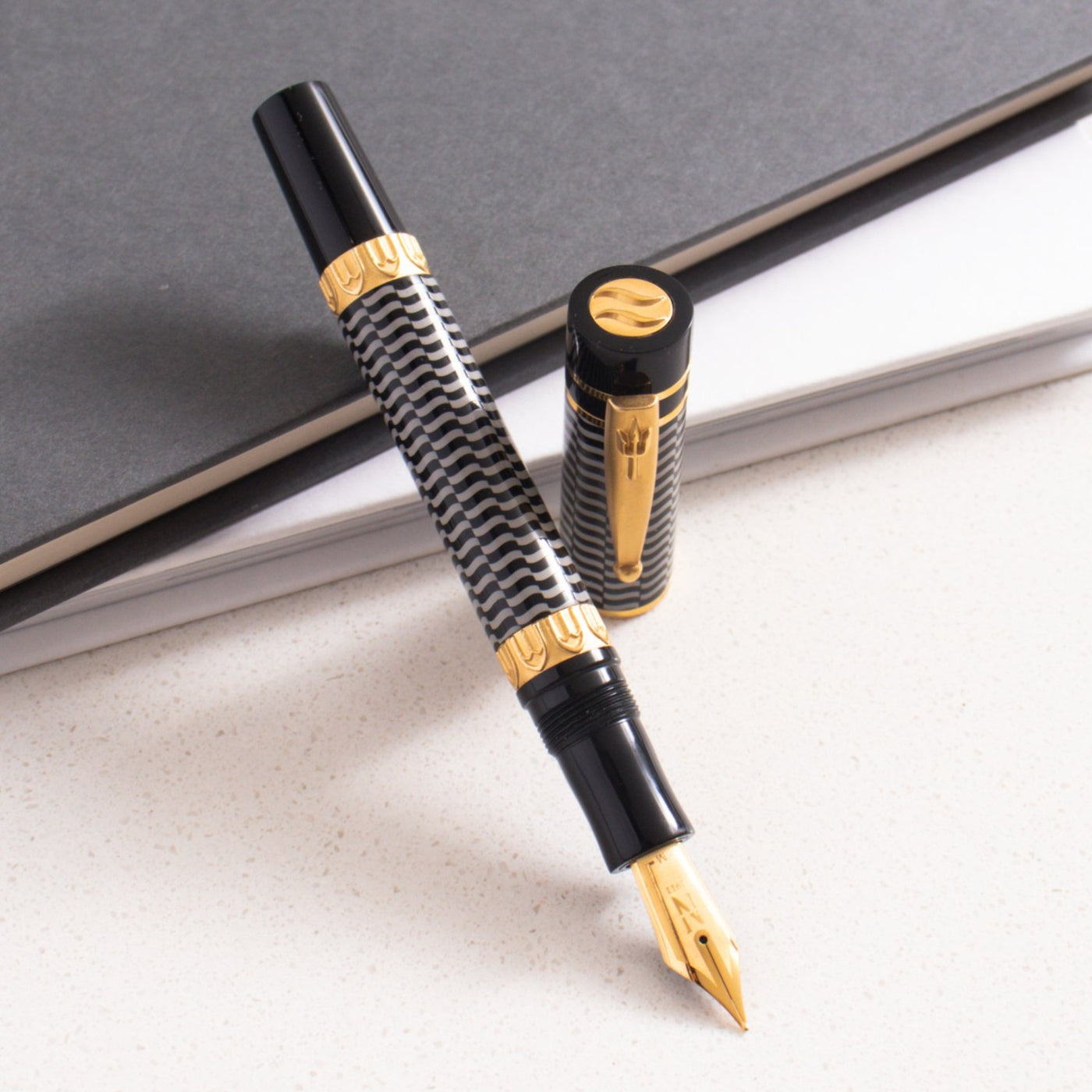 Nettuno 1911 Petra Waves Fountain Pen