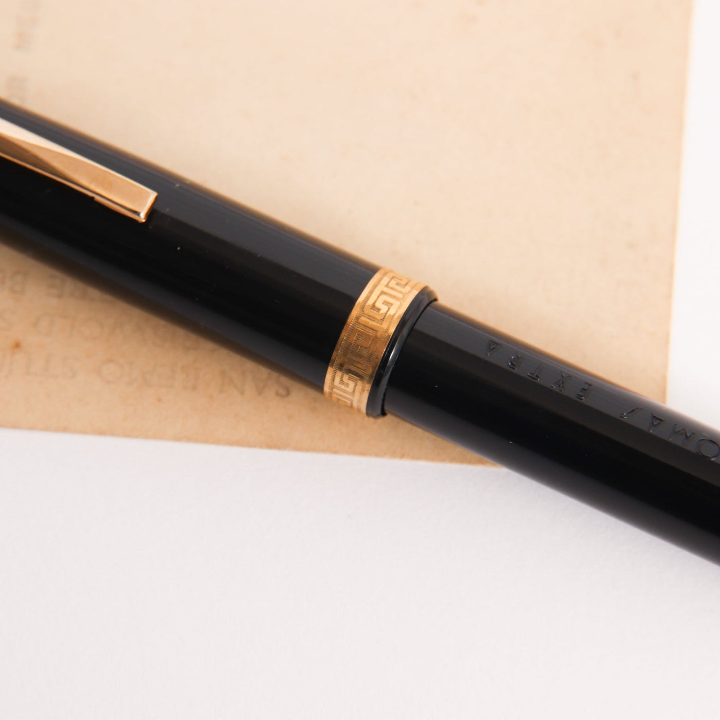 Omas-Extra-Black-Ballpoint-Pen-Center-Band