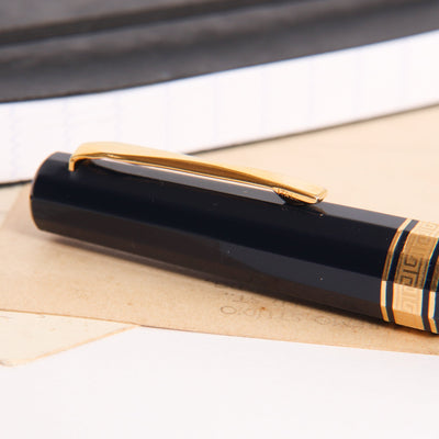 Omas-Extra-Faceted-Blue-Ballpoint-Pen-Clip
