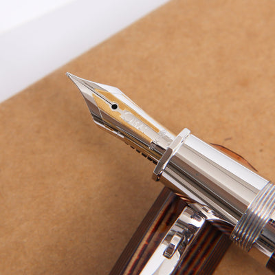 Omas Grand Paragon Bronze Arco ST Fountain Pen Preowned Nib