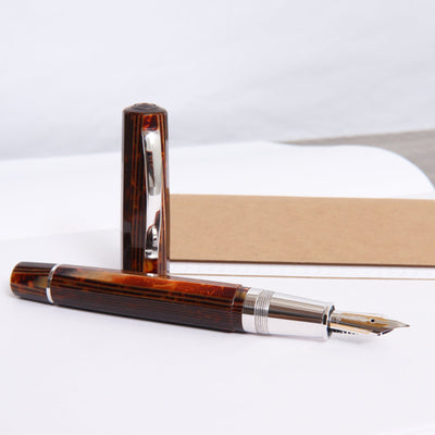 Omas Grand Paragon Bronze Arco ST Fountain Pen Preowned Uncapped