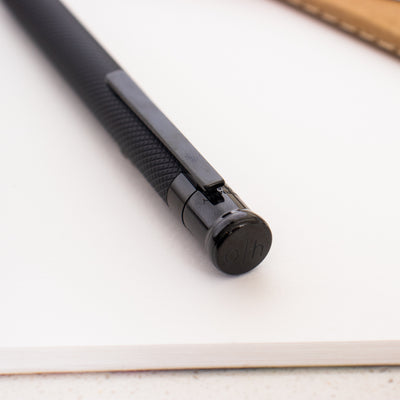 Otto Hutt Design 04 Matte Black Guilloche Ballpoint Pen