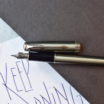 Parker Sonnet Verdigris Fountain Pen