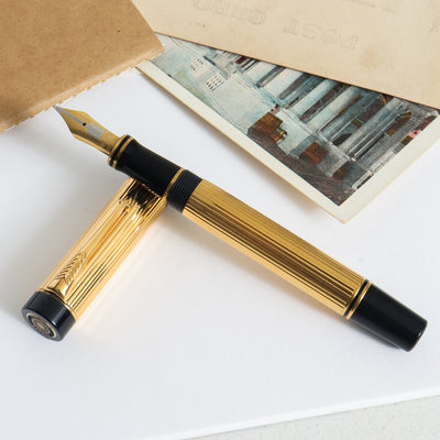 Parker Duofold Centennial Gold Plated Fountain Pen