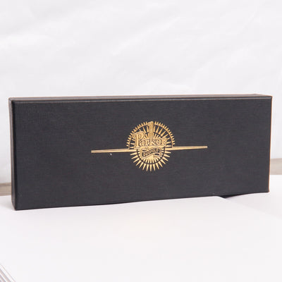 Parker Duofold Centennial Pearl & Black Fountain Pen & Ballpoint Set Box