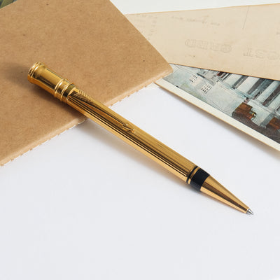 Parker Duofold Centennial Gold Plated Ballpoint Pen