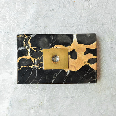 Parker 21 / 51 Black Marble Desk Set
