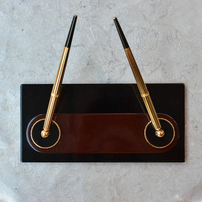 Parker Premier Athens 22k Gold & Urushi Lacquer Desk Set