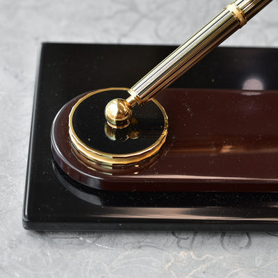 Parker Premier Athens 22k Gold & Urushi Lacquer Desk Set