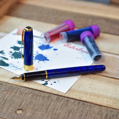 Parker Sonnet Premier Blue Lacquer Rollerball Pen - Preowned