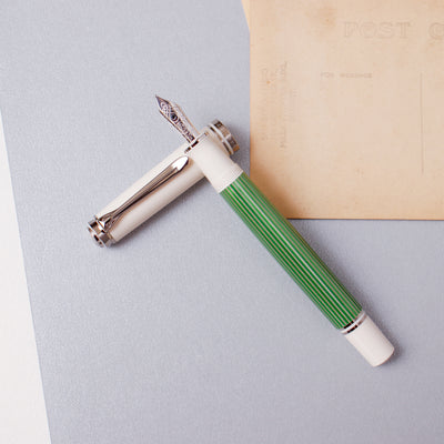 Pelikan M605 Green White Special Edition Fountain Pen