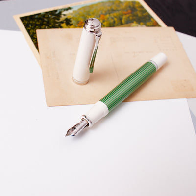 Pelikan M605 Green White Special Edition Fountain Pen