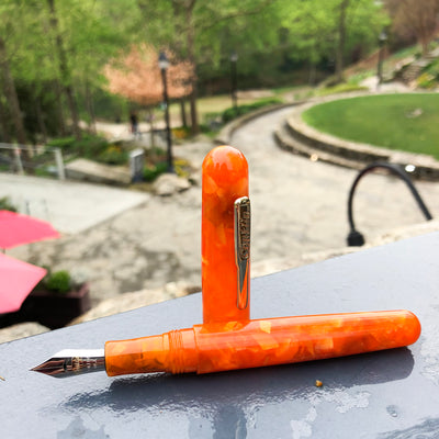 Conklin All American Sunburst Orange Fountain Pen