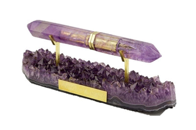 ST Dupont Stones Fortune L'Aquart Amethyst Limited Edition 88 Fountain Pen #1/88-ST Dupont-Truphae