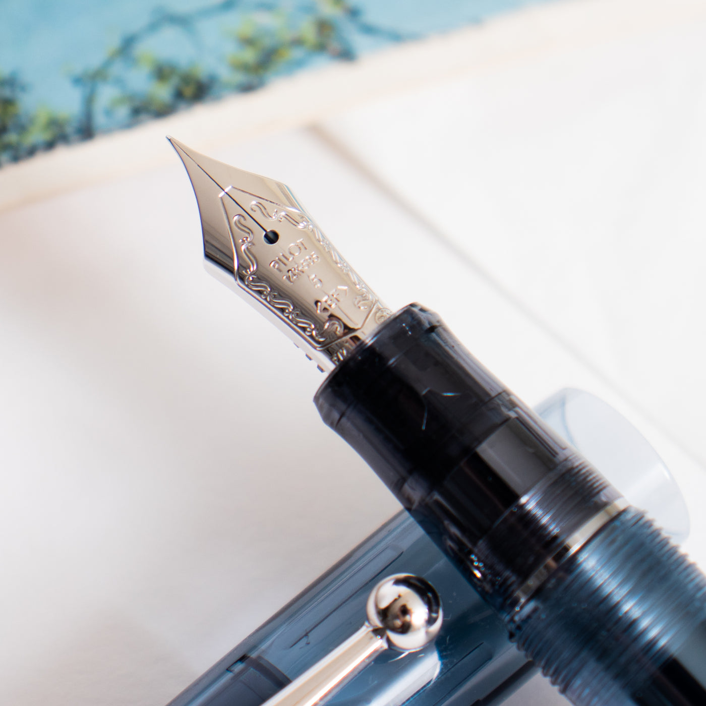 Pilot Custom 74 Blue Fountain Pen