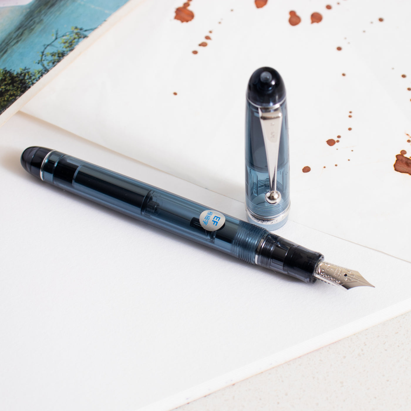 Pilot Custom 74 Blue Fountain Pen