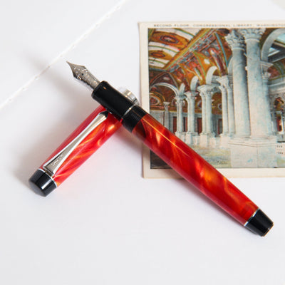 Pilot Custom Heritage SE Orange Marble Fountain Pen