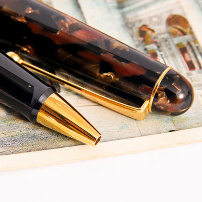 Pilot Custom LE Brown Rollerball Pen Gold Tip