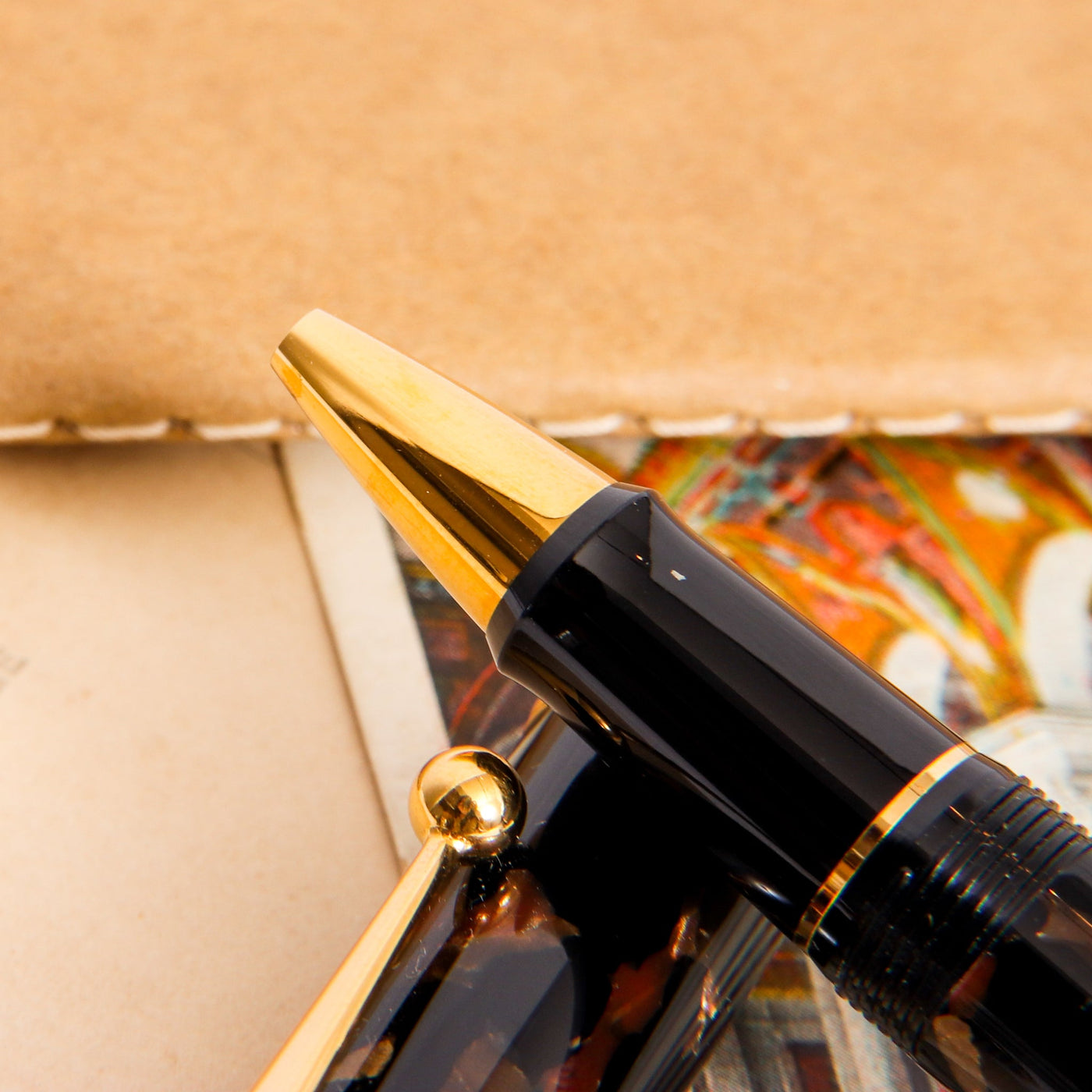 Pilot Custom LE Brown Rollerball Pen Tip