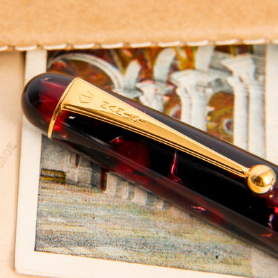 Pilot Custom LE Red Fountain Pen Gold Clip