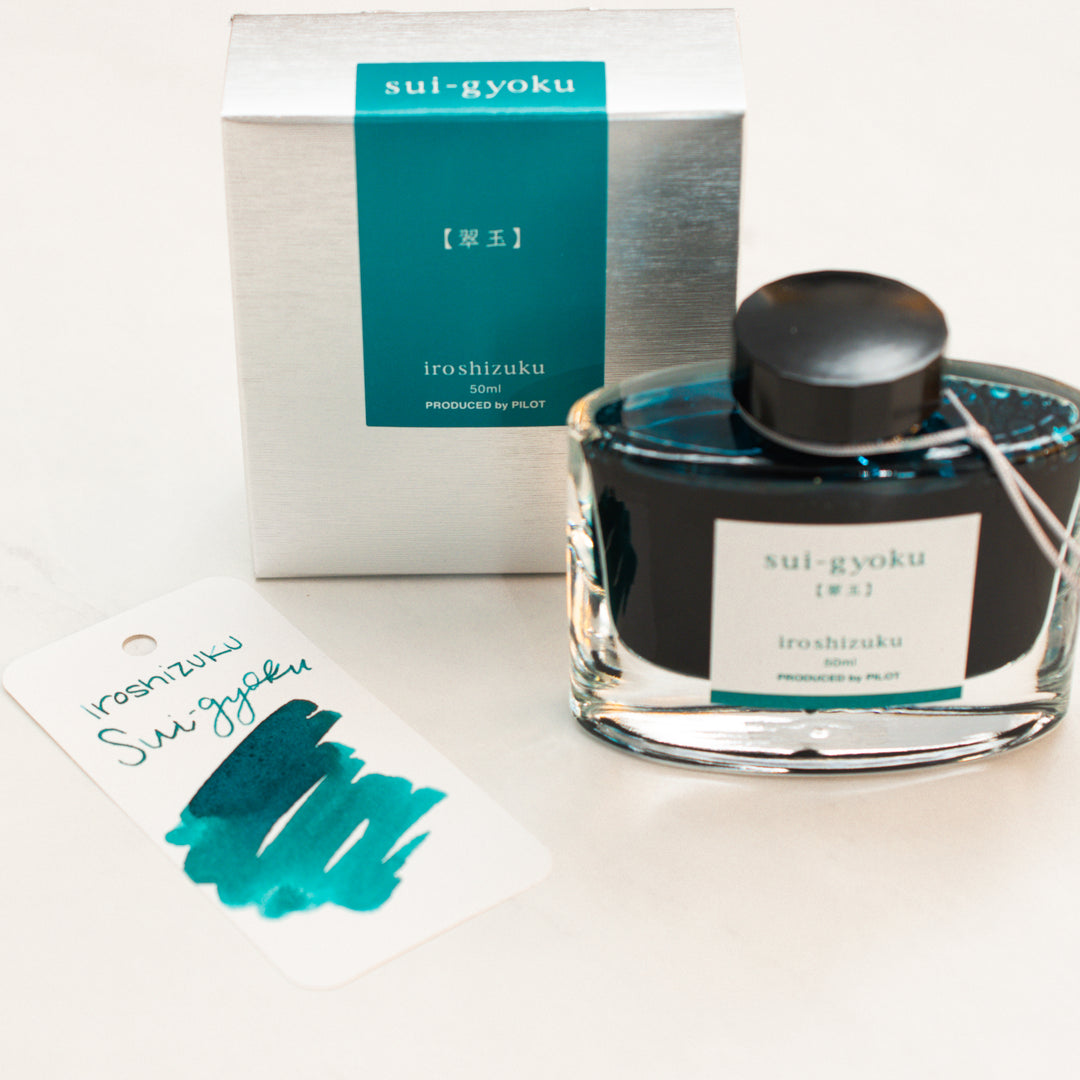 Pilot Iroshizuku Sui-Gyoku Ink Bottle 50 mL - Teal – Truphae